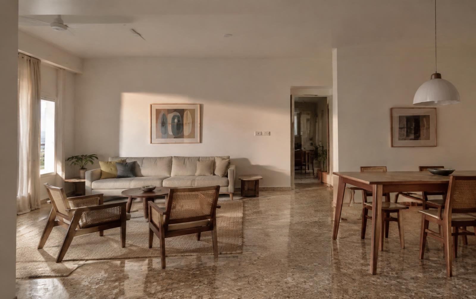 Lychee Lane Plot, living room